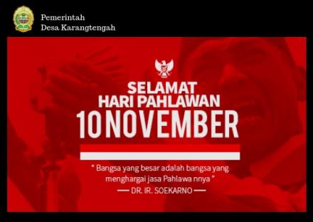 Selamat Hari Pahlawan